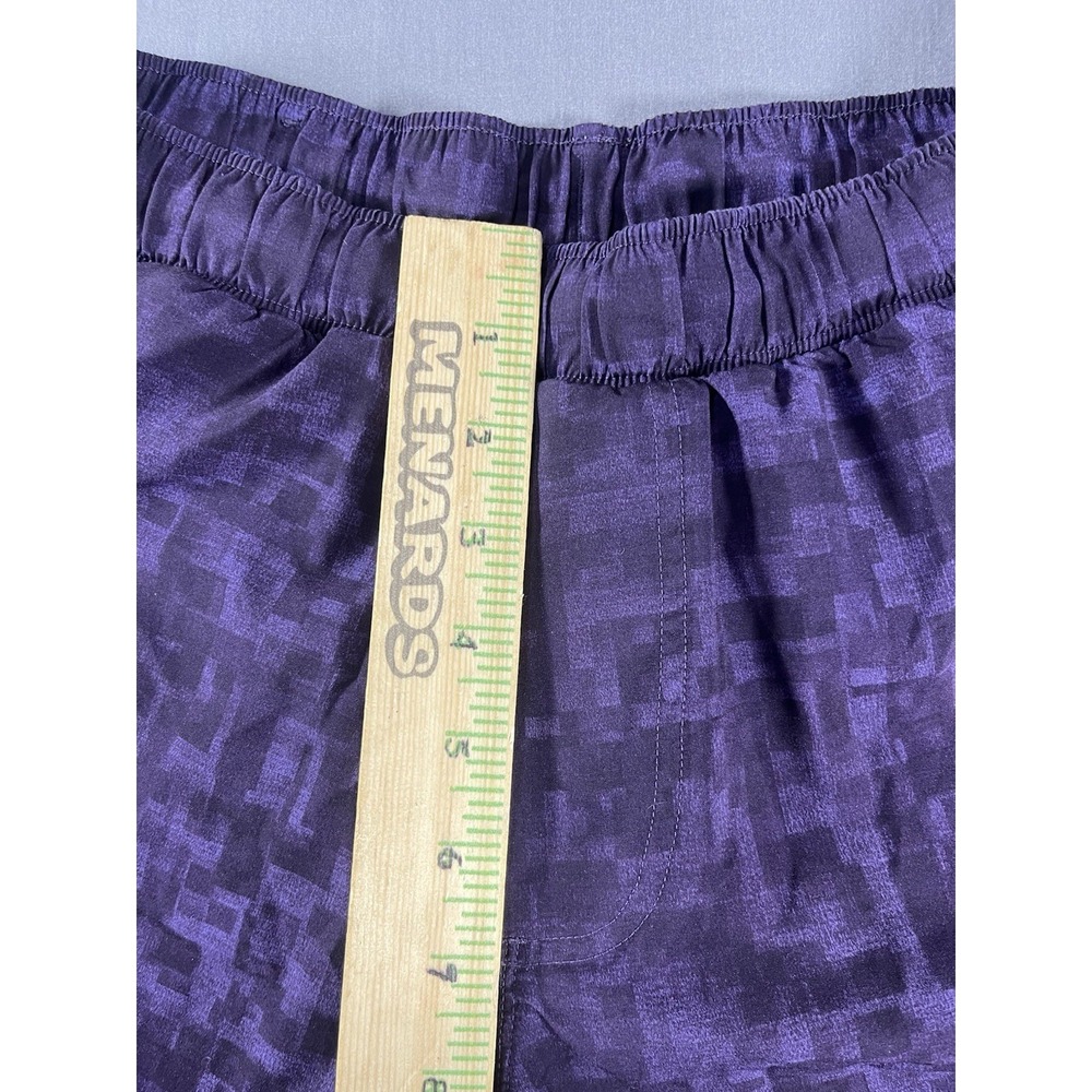 Lululemon Shorts Mens Medium Purple Tie Dye Casual Yoga Athletic - Picture 5 of 12